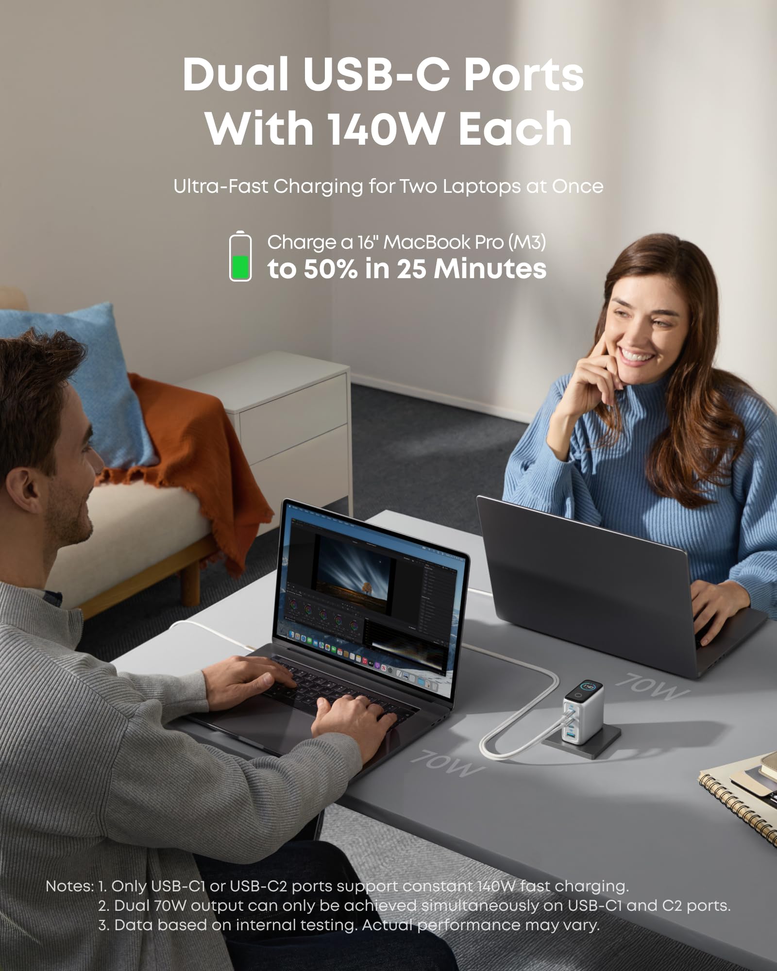 Bundle kit: Anker Laptop Power Bank and Anker Laptop Charger