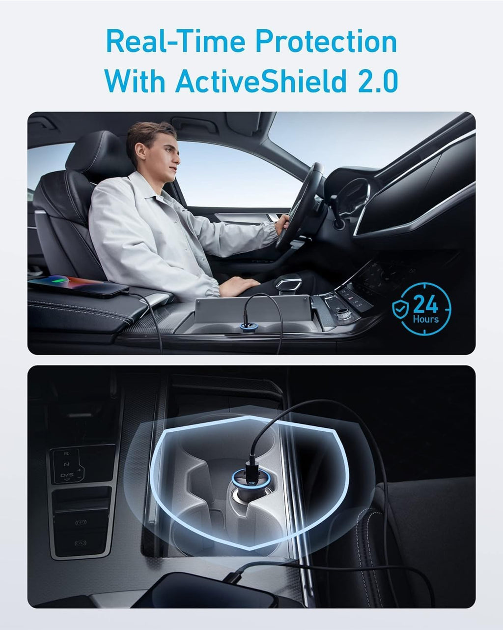 Refurbished Anker 323 Car Charger (52.5 W)