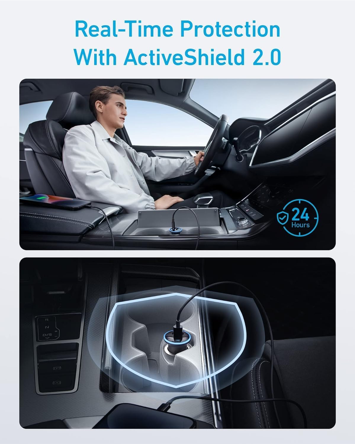 Refurbished Anker 323 Car Charger (52.5 W)