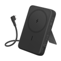 Anker portable battery with MagSafe-compatible stand for wireless charging