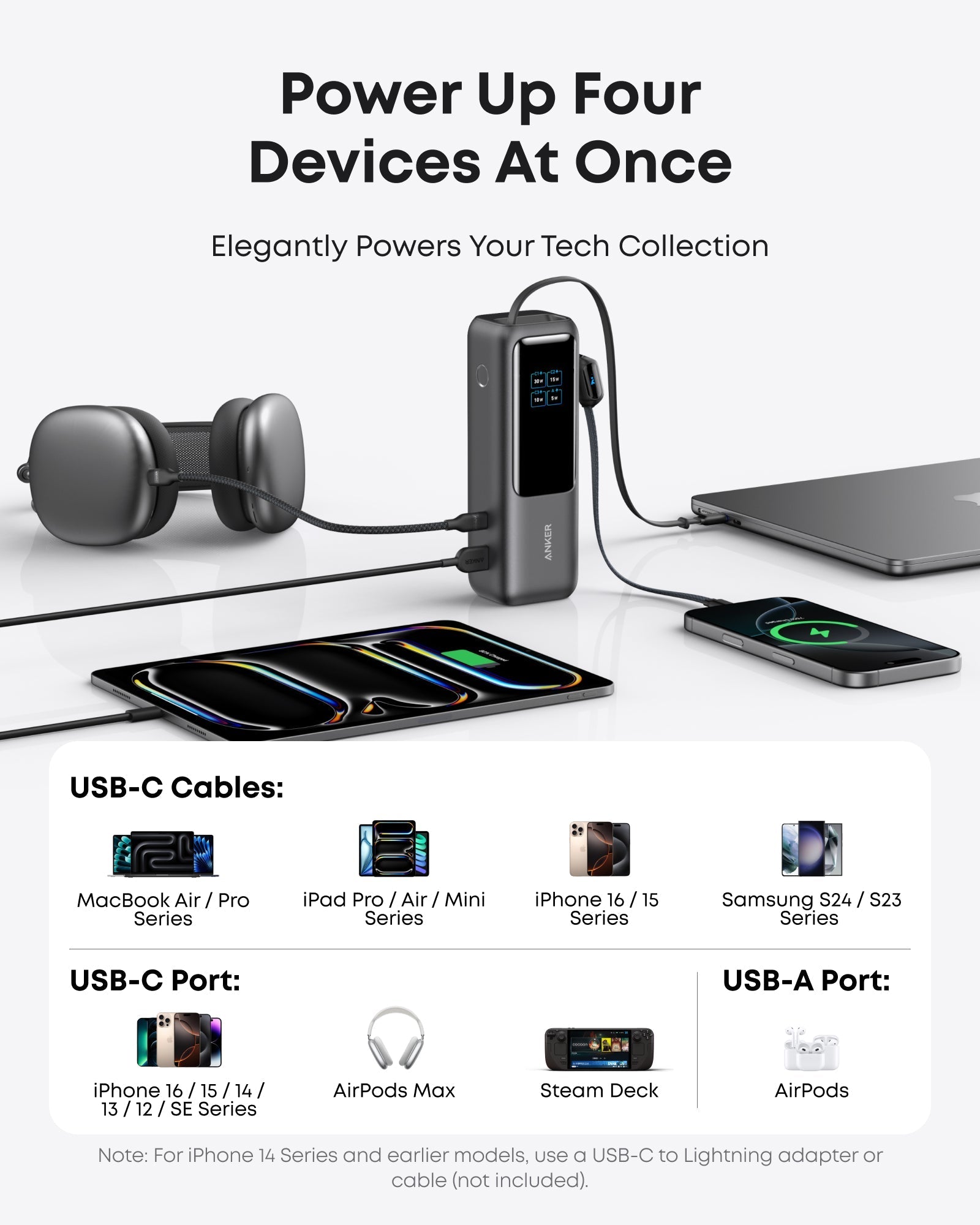 Bundle kit: Anker Laptop Power Bank and Anker Laptop Charger