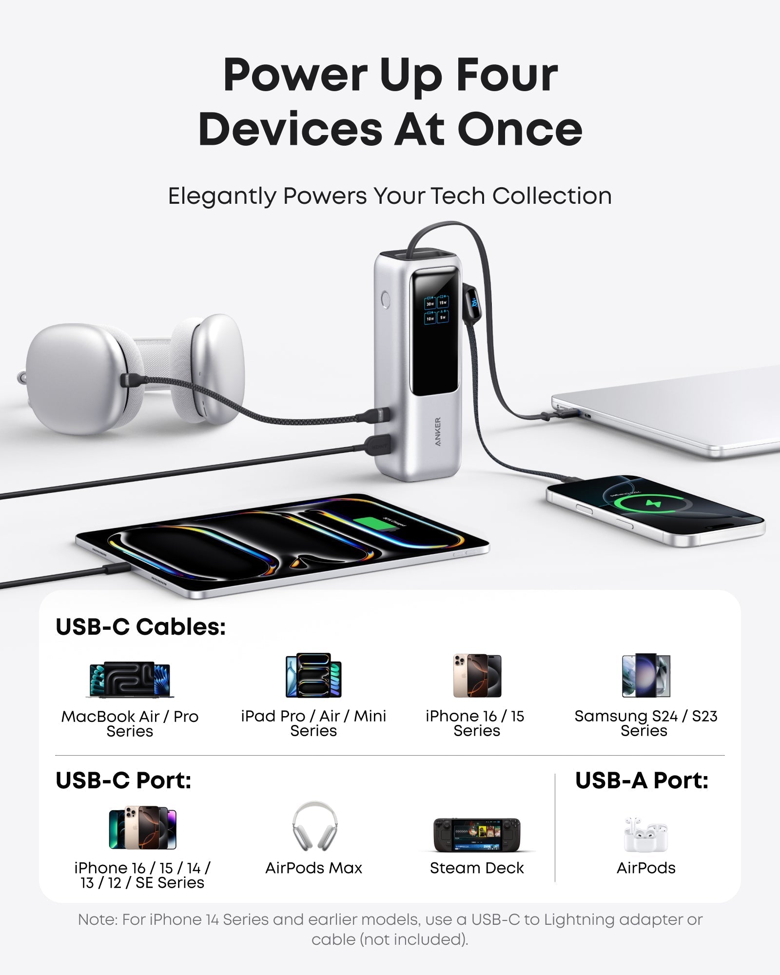Bundle kit: Anker Laptop Power Bank and Anker Laptop Charger