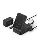 Refurbished Anker MagGo Wireless Charging Station (Foldable 3-in-1)