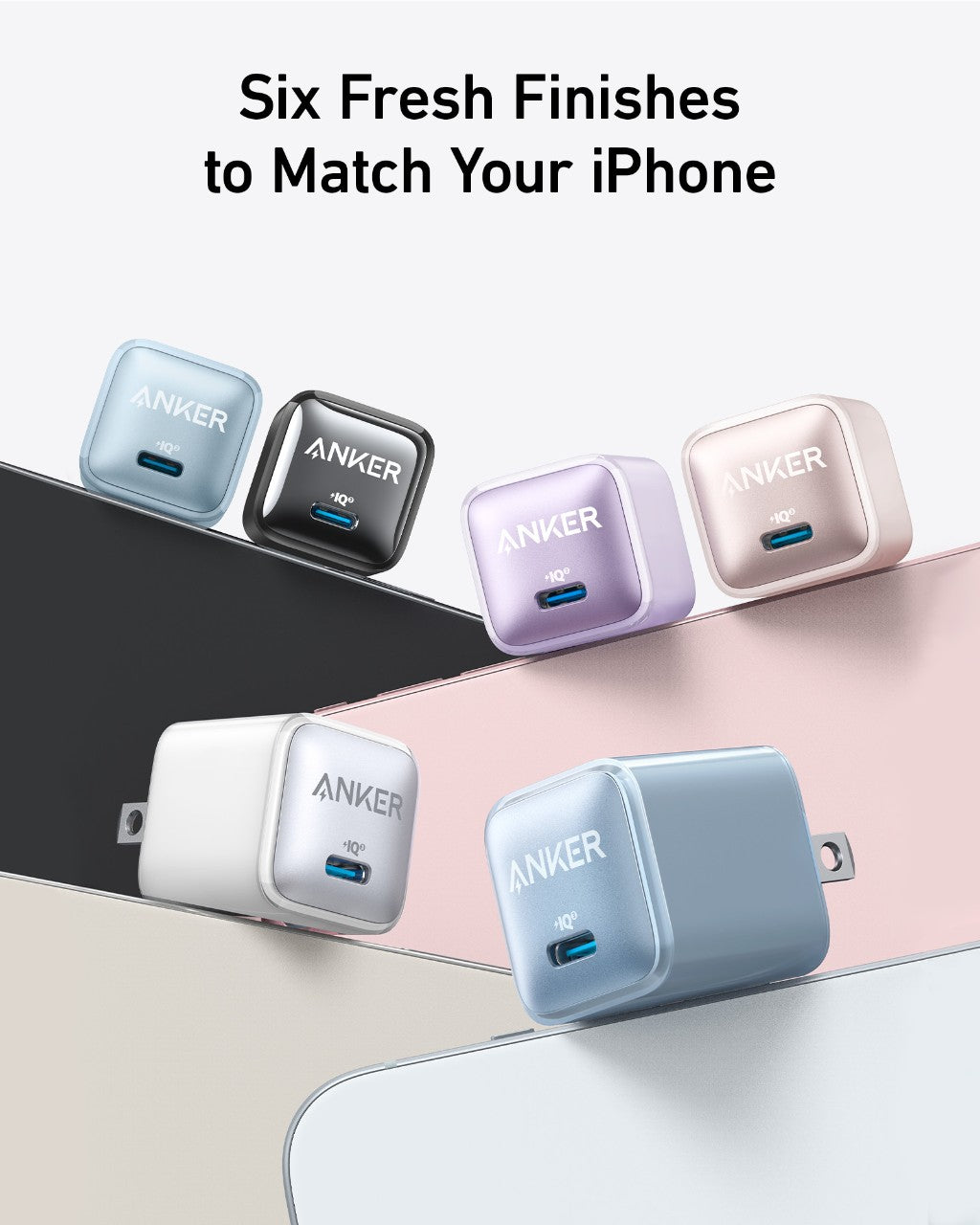 Bundle kit: Anker Power Bank (10K, Fusion, Built-In USB-C Cable)and Anker Nano Charger (20W)