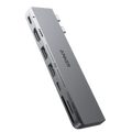 Anker multiport adapter with HDMI, USB, card slots for data