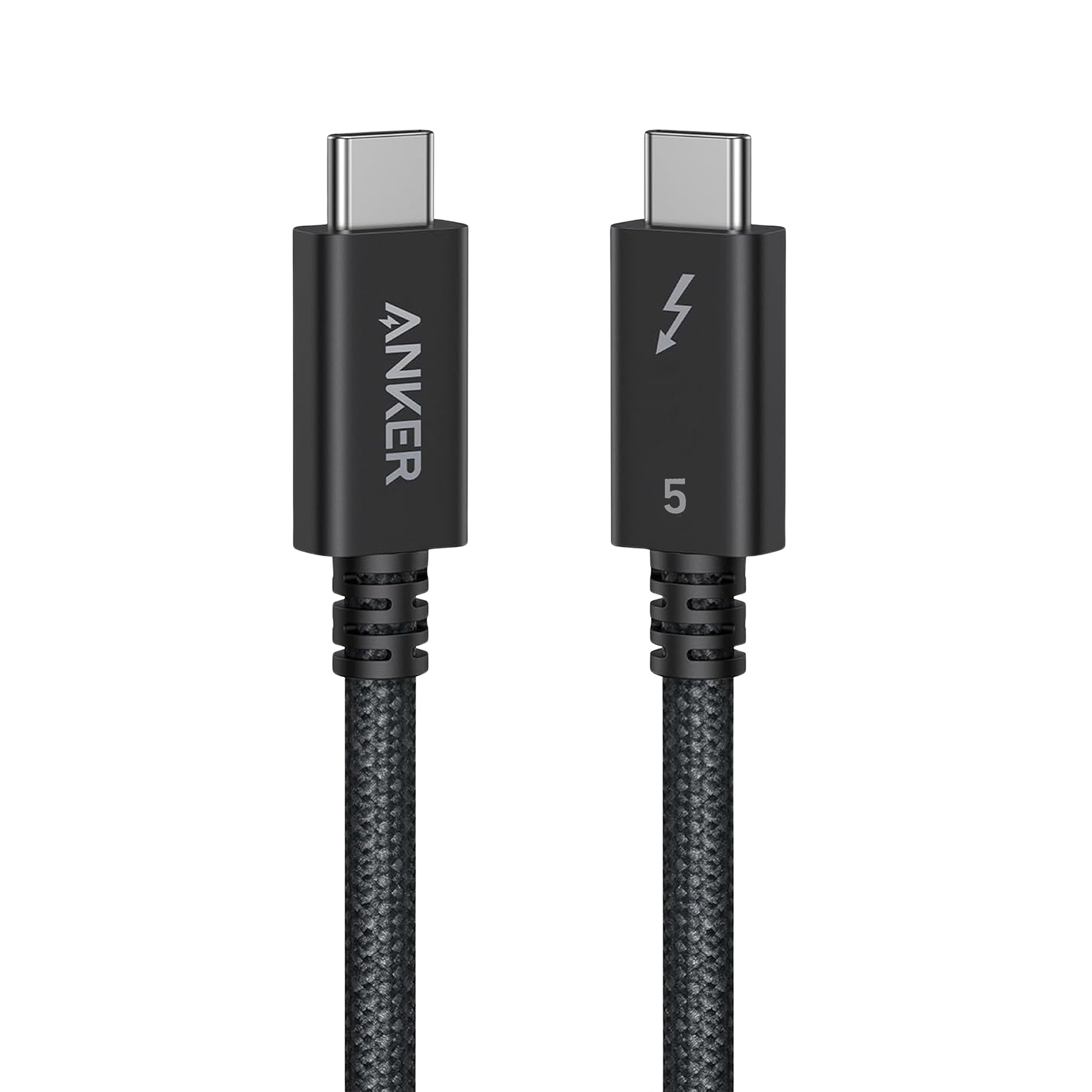 Anker cable with Thunderbolt 5, braided design, fast charging