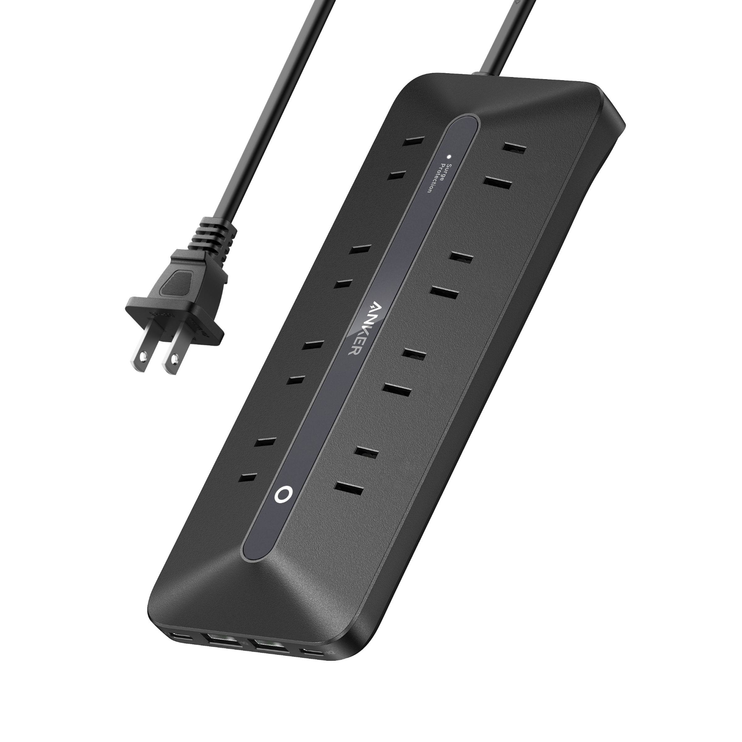 Anker power strip with multiple outlets for safe charging