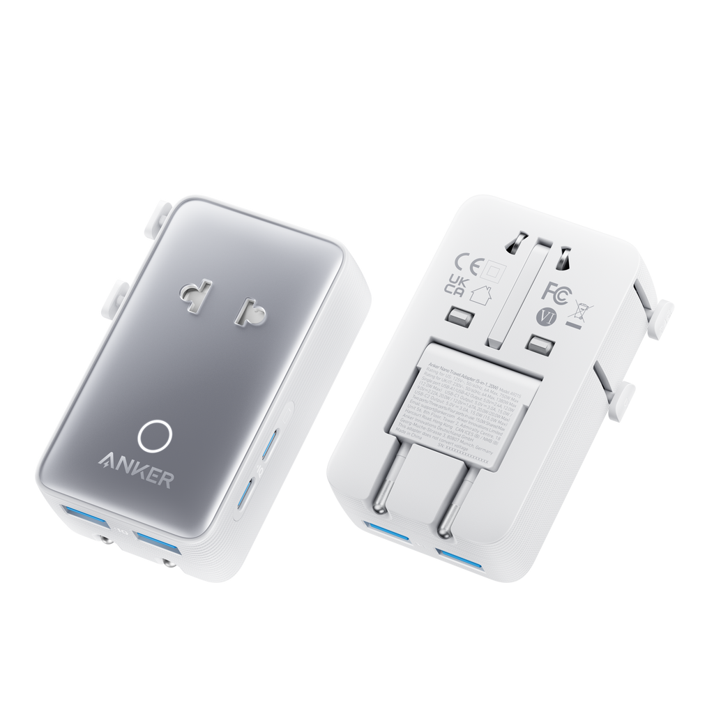 Anker with universal adapter for worldwide charging