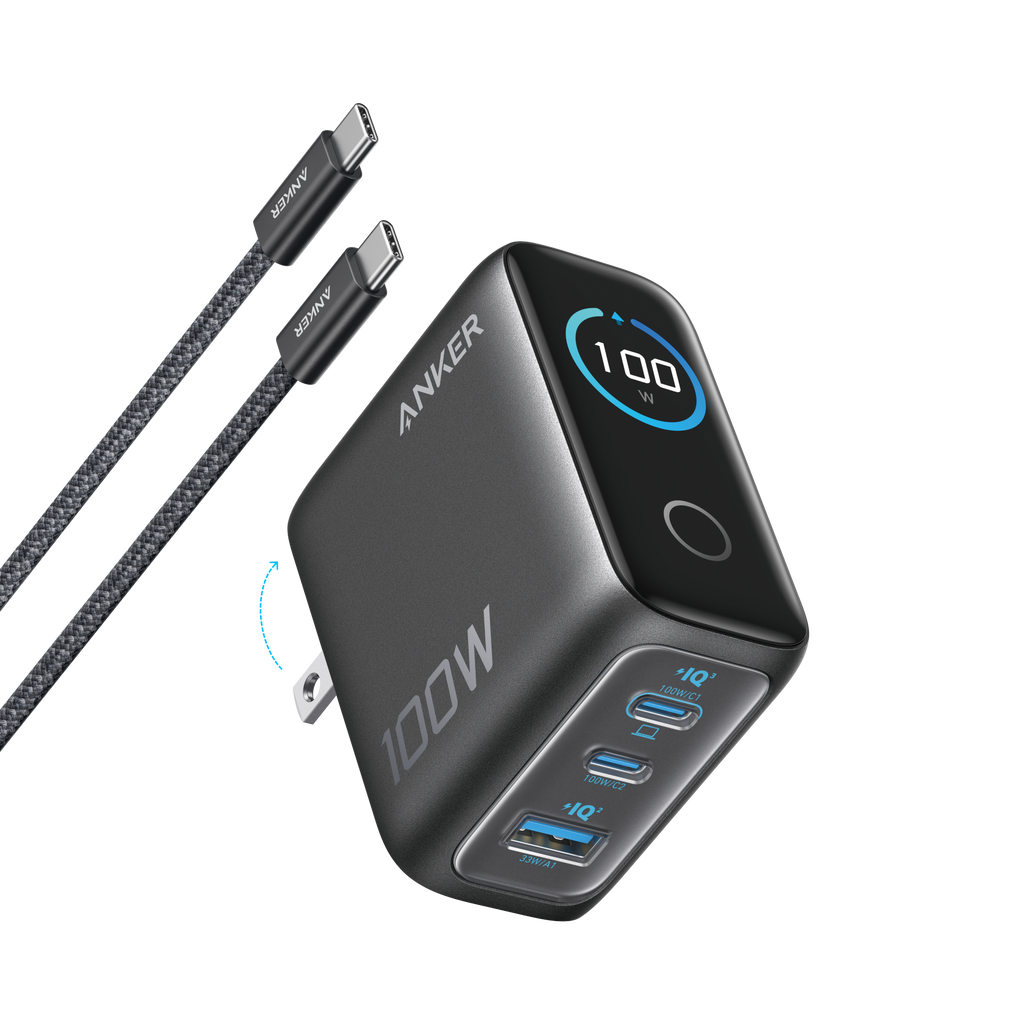 Anker 100W charger for fast 3-in-1 charging