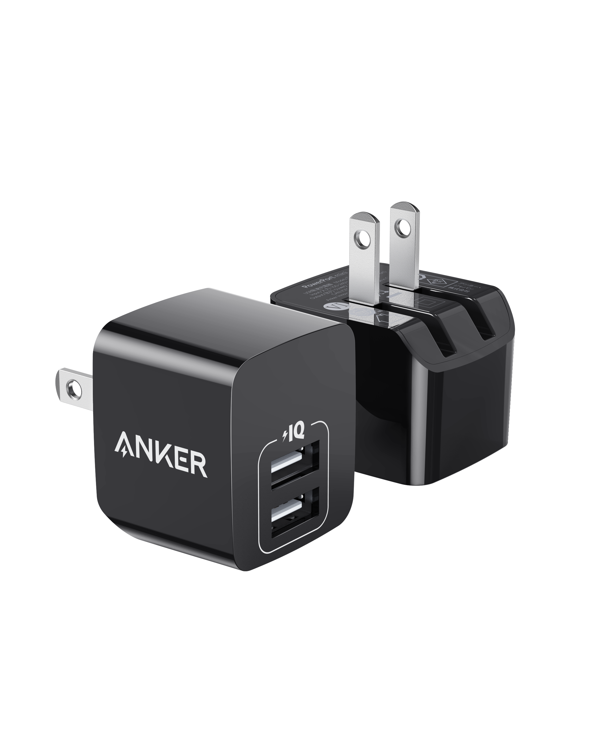 Anker Dual-Port 12W Wall Charger (2-Pack)