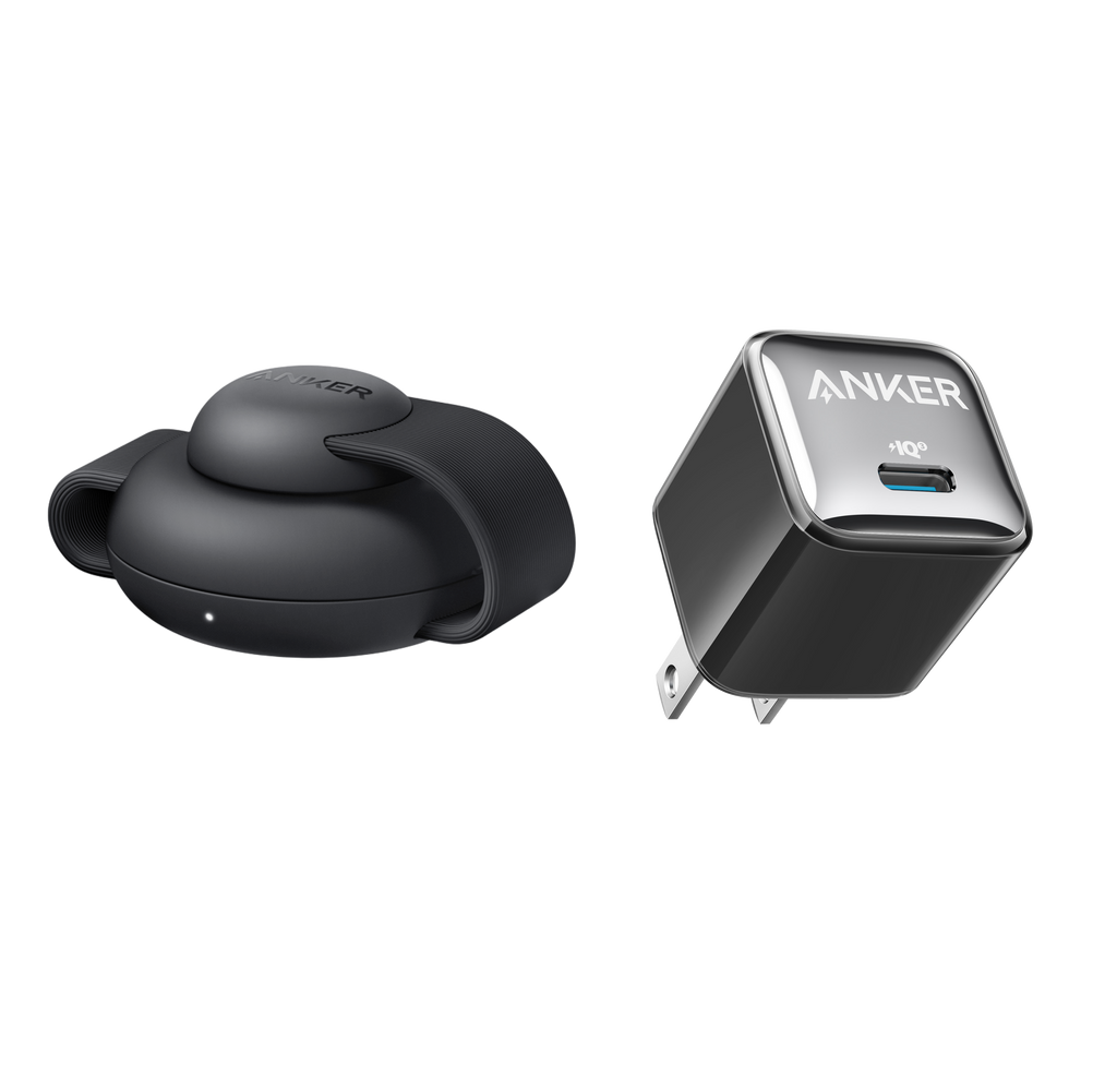 Anker MagGo Wireless Charging Station (3-in-1, Foldable Pad) and Anker Nano Charger (20W)