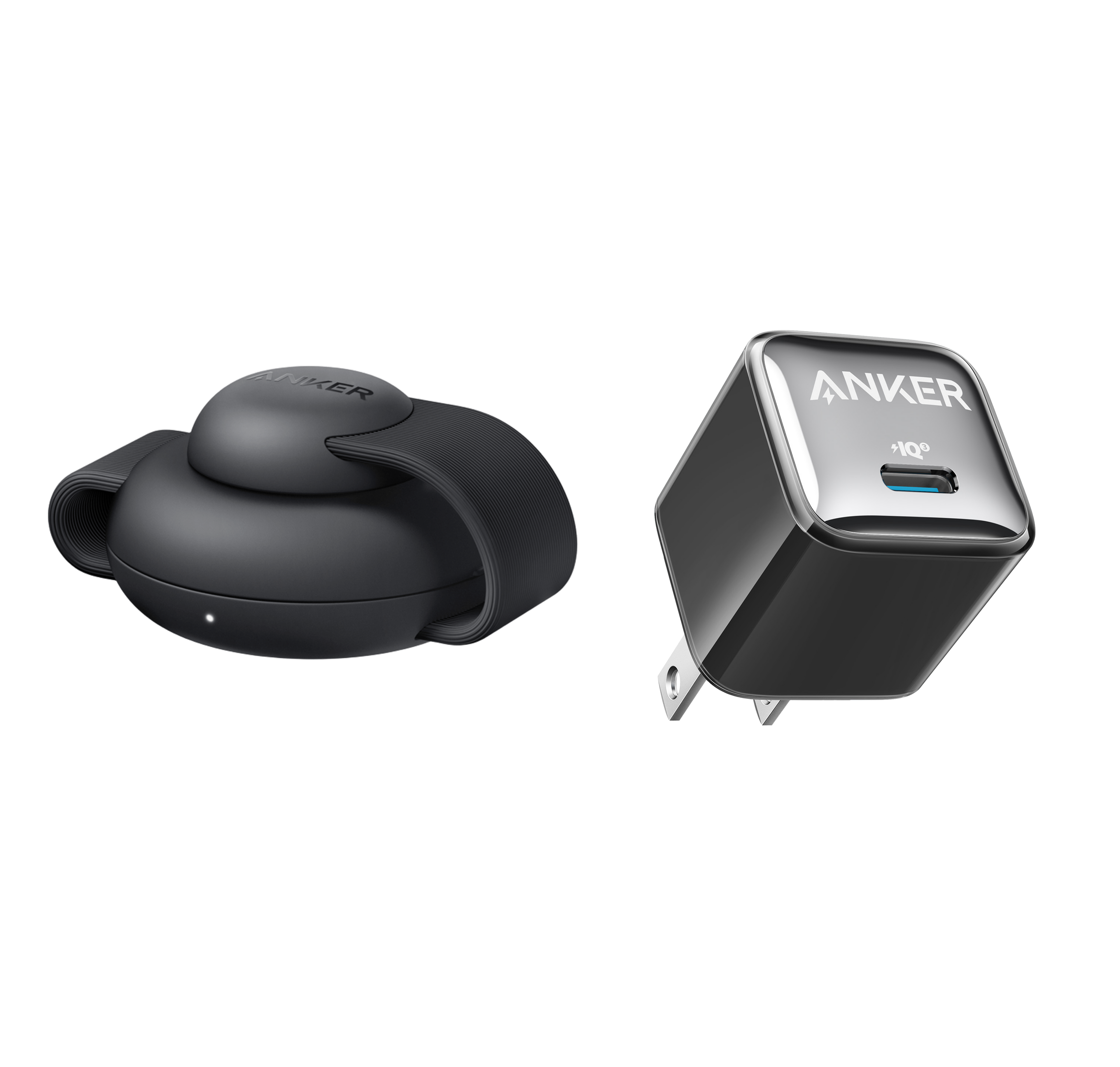 Anker MagGo Wireless Charging Station (3-in-1, Foldable Pad) and Anker Nano Charger (20W)