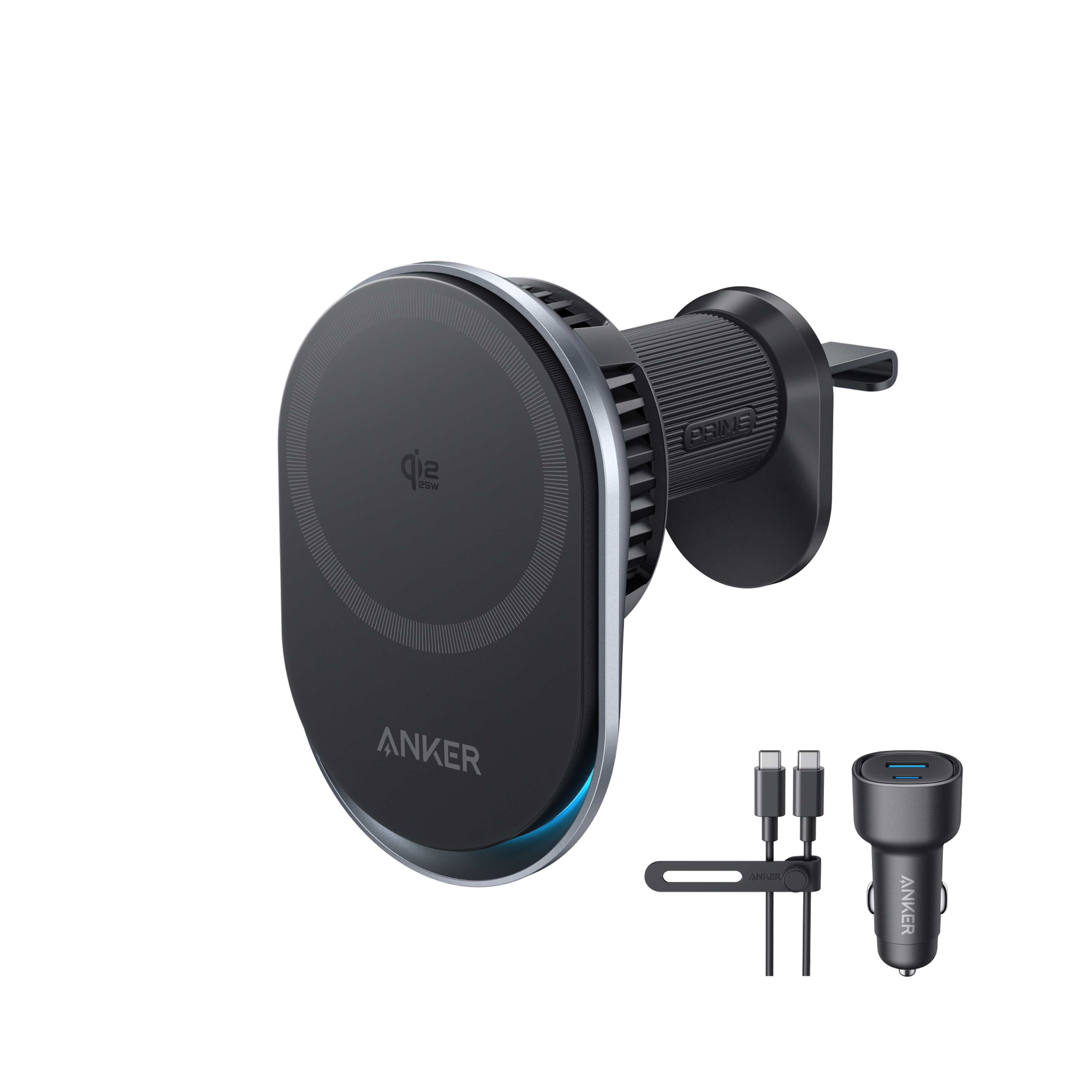 Anker with wireless car charger for Prime