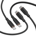 Anker 643 USB-C to USB-C Cable (Flow, Silicone, 240W, 2-Pack, Midnight Black)