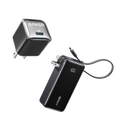 Bundle kit: Anker Power Bank (10K, Fusion, Built-In USB-C Cable)and Anker Nano Charger (20W)