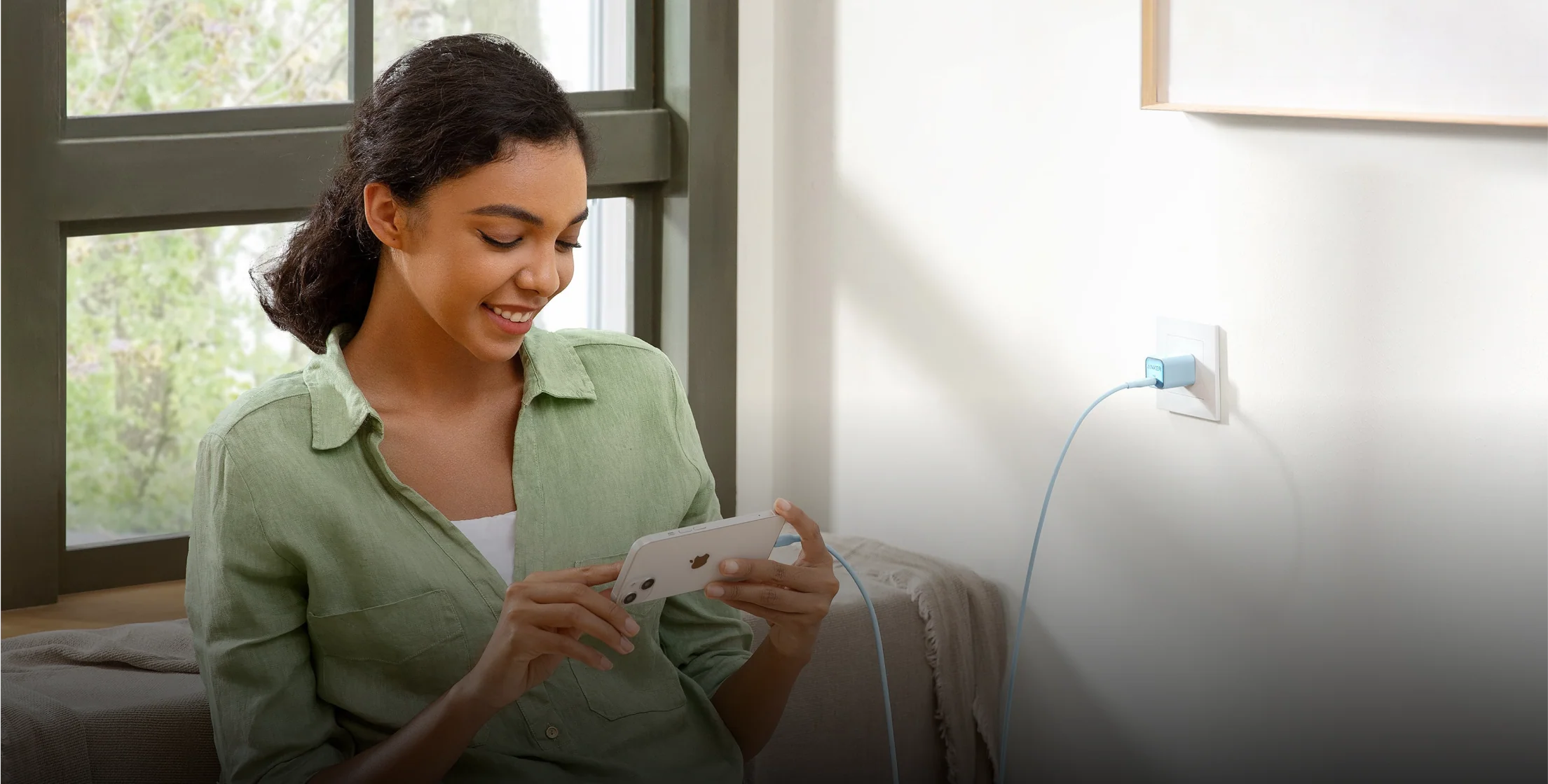 Home charging scene