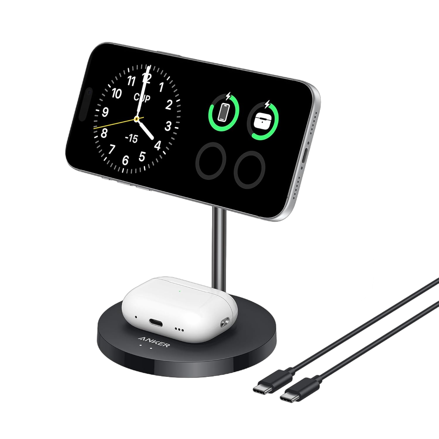 Anker MagGo Wireless Charger (2-in-1, Stand)